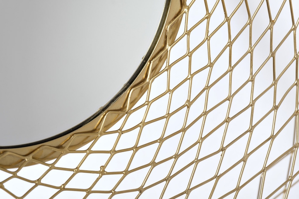 Зеркало декоративное с объемной металлической рамой 94pr-22350