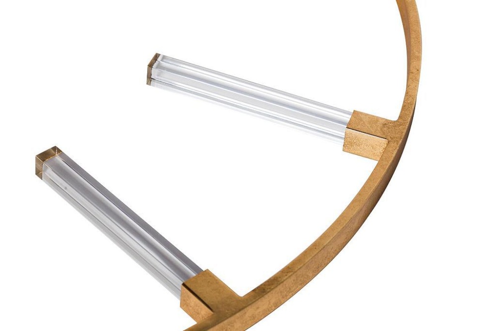 Часы настенные круглые золотые 19-оа-6157